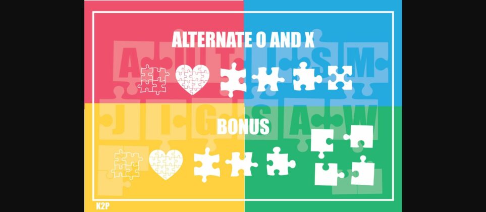 Autism Jigsaw Font Poster 6