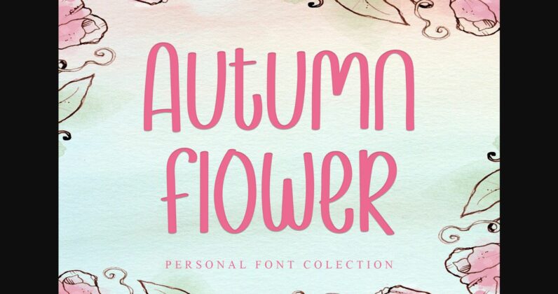 Autumn Flower Poster 3