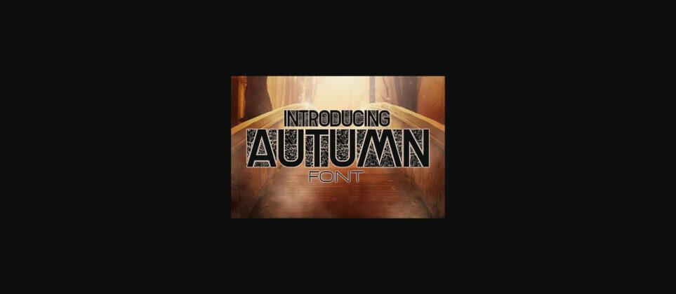 Autumn Font Poster 3