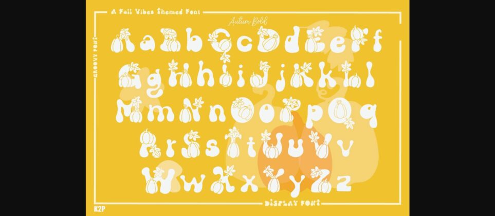 Autumn Font Poster 7