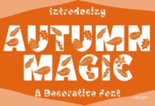 Autumn Magic Font Poster 1