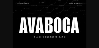 Avaboca Font Poster 1