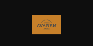 Avarem Font Poster 1