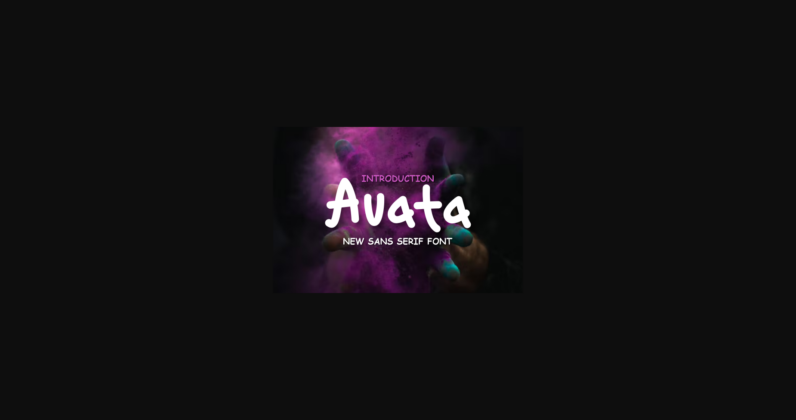 Avata Font Poster 3