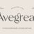 Avegreat Font