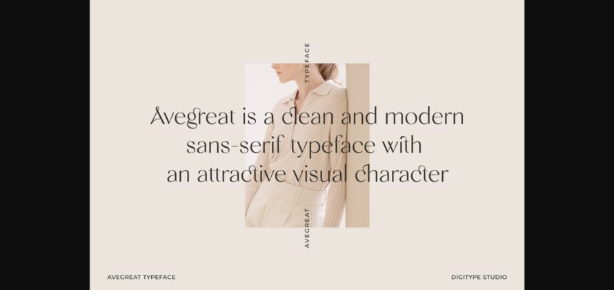 Avegreat Font Poster 5