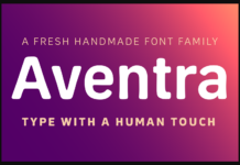 Aventra Font Poster 1