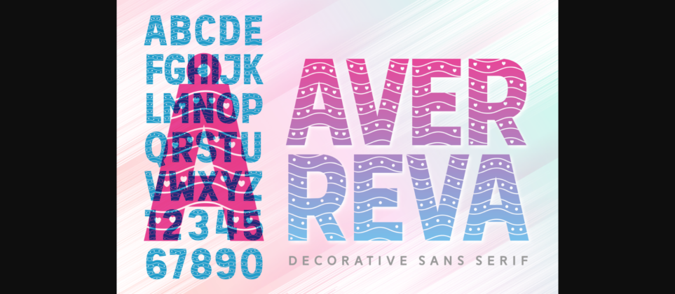 Aver Reva Font Poster 3