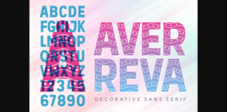 Aver Reva Font Poster 1