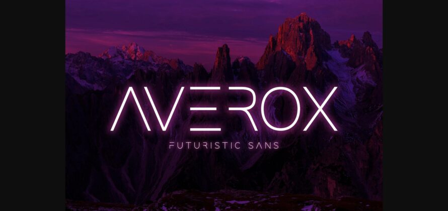 Averox Font Poster 3