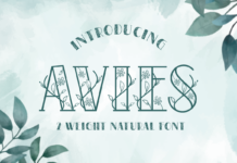 Avies Font Poster 1