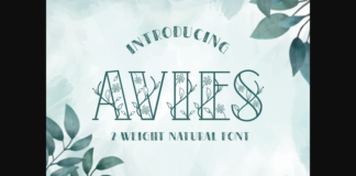 Avies Font Poster 1
