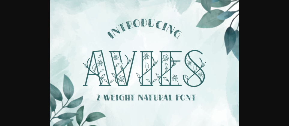 Avies Font Poster 1