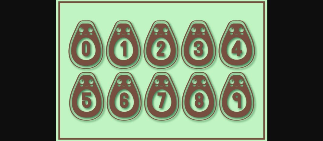 Avocado Font Poster 5