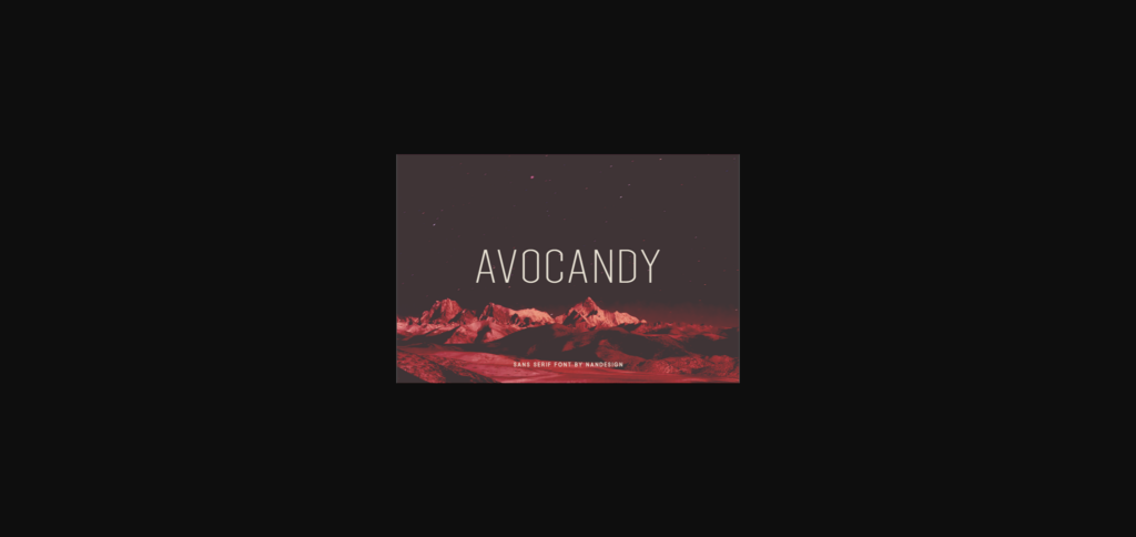 Avocandy Font Poster 3