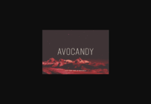 Avocandy Font Poster 1