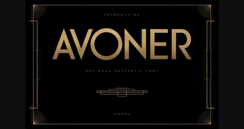 Avoner Font Poster 3