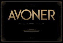 Avoner Font Poster 1