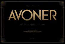 Avoner Font Poster 1