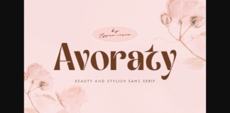 Avoraty Font Poster 1