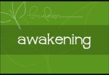 Awakening Font Poster 1
