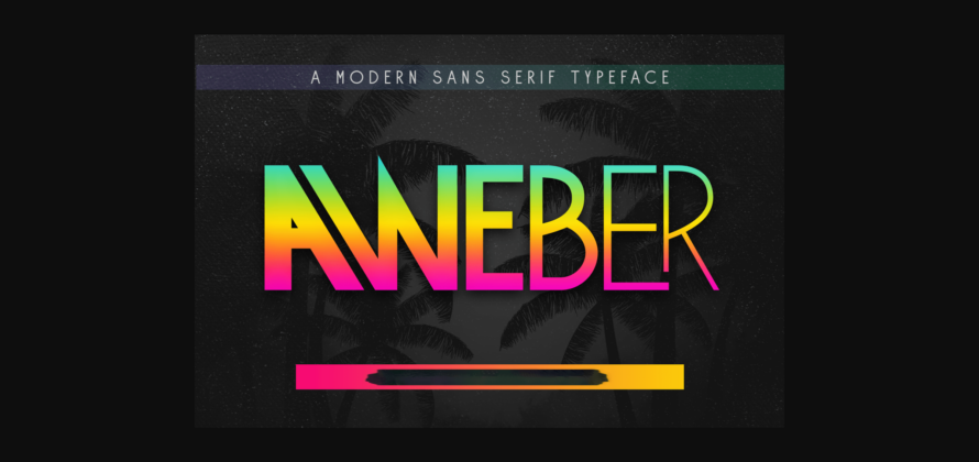 Aweber Font Poster 1