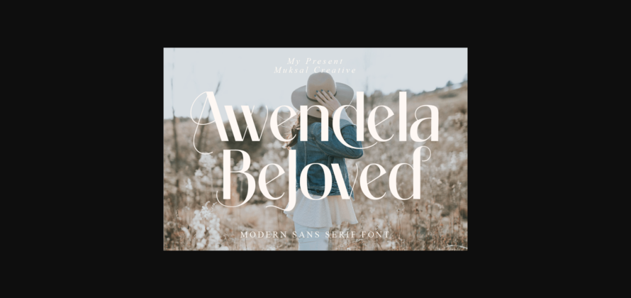 Awendela Beloved Font Poster 3