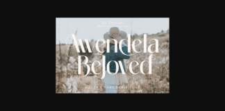 Awendela Beloved Font Poster 1