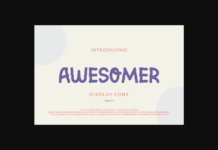 Awesomer Font Poster 1