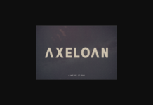 Axeloan Font Poster 1