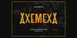 Axemexa Font Poster 1