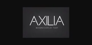 Axilia Font Poster 1