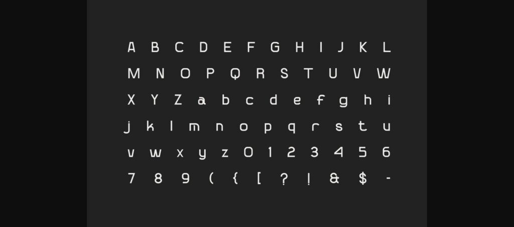 Axiome Font Poster 7