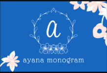 Ayana Monogram Font Poster 1