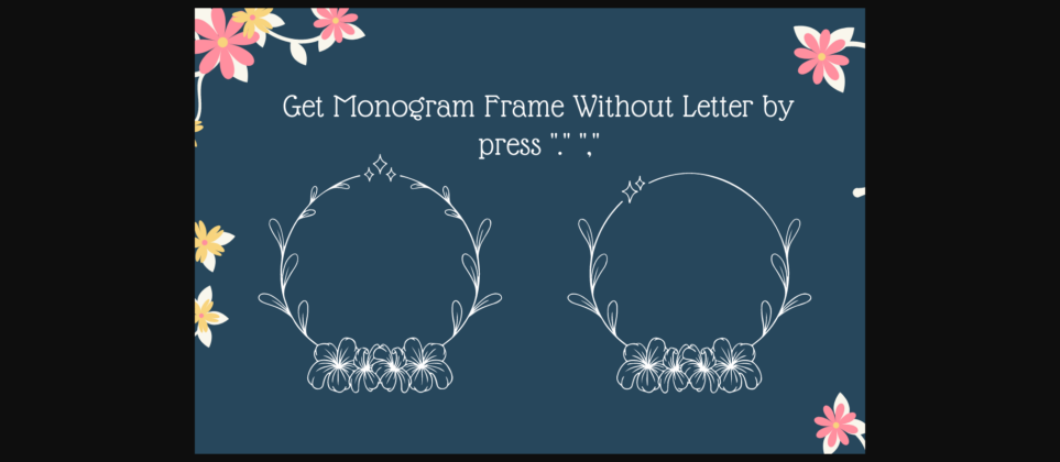 Ayana Monogram Font Poster 6