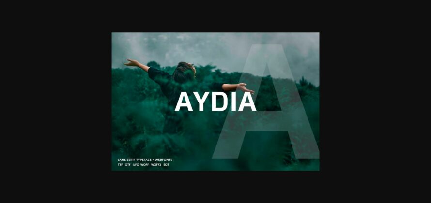 Aydia Font Poster 2