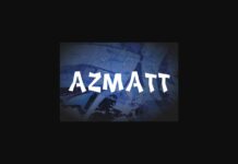 Azmatt Font Poster 1