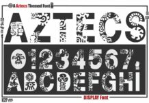 Aztecs Font Poster 1