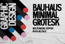 Bauhaus Font Poster 1