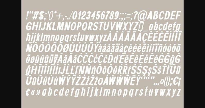 Bauhaus Font Poster 7