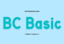 Bc Basic Font Poster 1