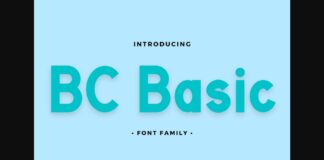 Bc Basic Font Poster 1