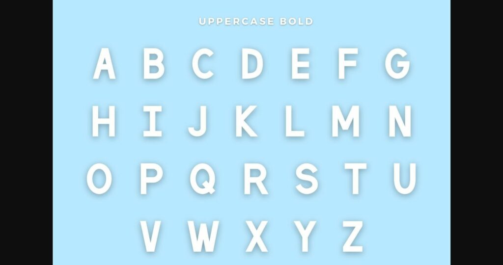 Bc Basic Font Poster 8