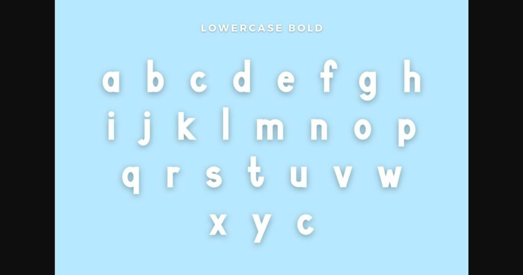 Bc Basic Font Poster 9