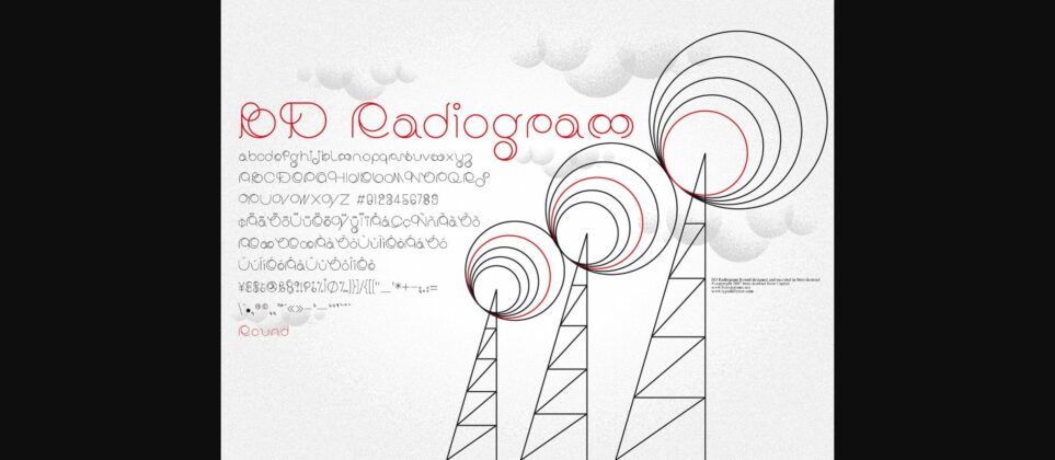 BD Radiogram Font Poster 2