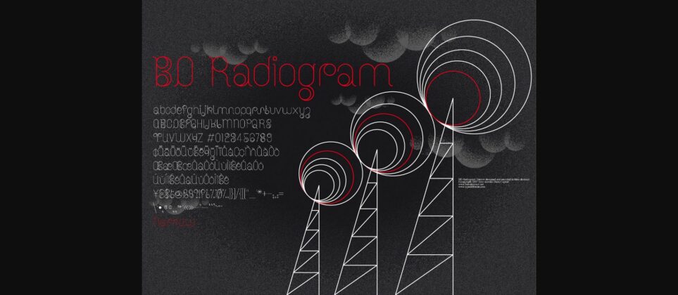 BD Radiogram Font Poster 3