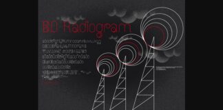 BD Radiogram Font Poster 1
