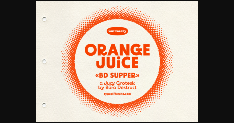 BD Supper Font Poster 3