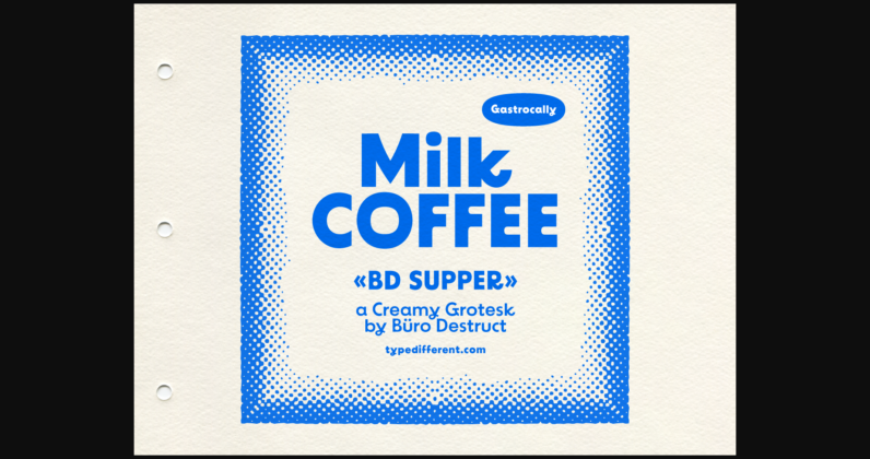 BD Supper Font Poster 4