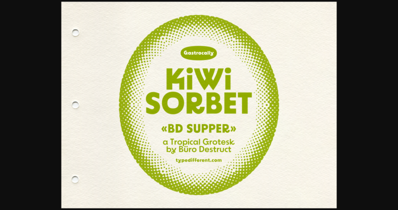 BD Supper Font Poster 5